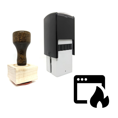 "Firewall" rubber stamp with 3 sample imprints of the image "Firewall" rubber stamp with 3 sample imprints of the image