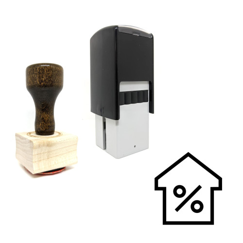 "Mortgage" rubber stamp with 3 sample imprints of the image
