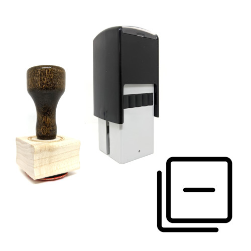 "Remove Queue" rubber stamp with 3 sample imprints of the image