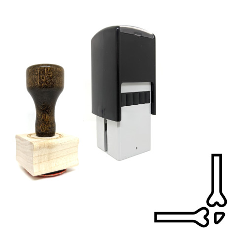 "Articulation" rubber stamp with 3 sample imprints of the image "Articulation" rubber stamp with 3 sample imprints of the image