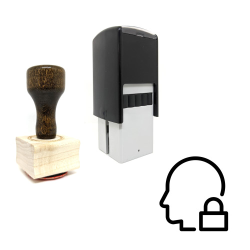 "User Privacy" rubber stamp with 3 sample imprints of the image