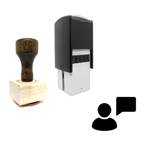 "User Comment" rubber stamp with 3 sample imprints of the image