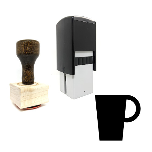 "Mug" rubber stamp with 3 sample imprints of the image