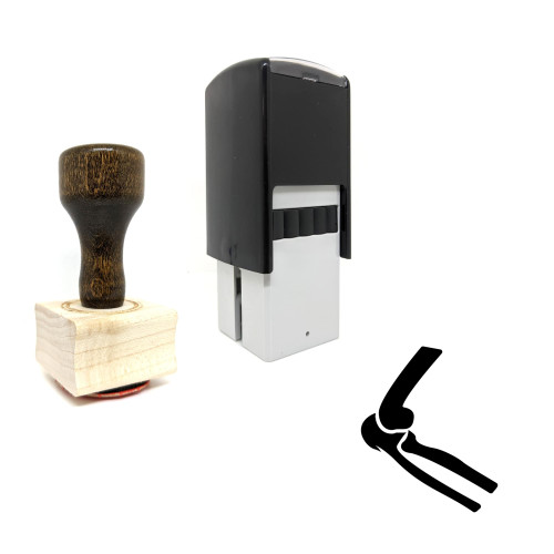 "Elbow Joint" rubber stamp with 3 sample imprints of the image