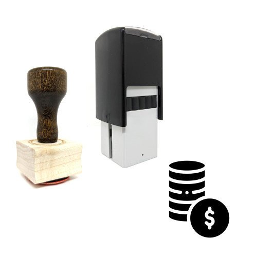 "Currency" rubber stamp with 3 sample imprints of the image