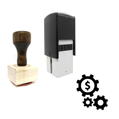 "Productivity" rubber stamp with 3 sample imprints of the image