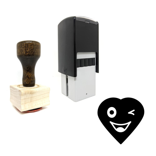 "Zany" rubber stamp with 3 sample imprints of the image