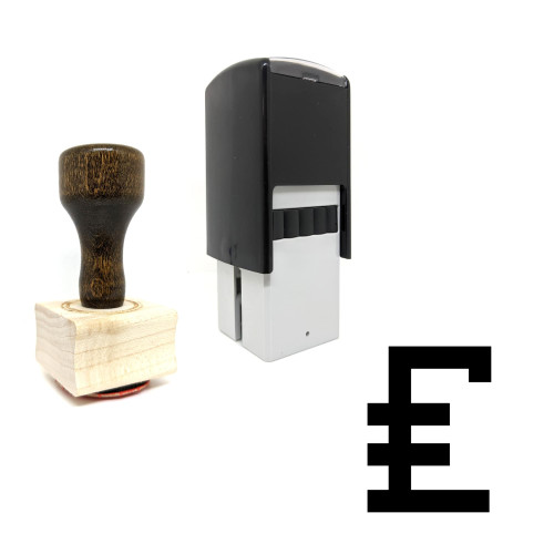 "Lira" rubber stamp with 3 sample imprints of the image