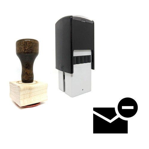 "Email Remove" rubber stamp with 3 sample imprints of the image