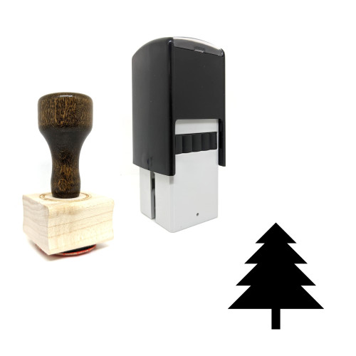 "Tree" rubber stamp with 3 sample imprints of the image