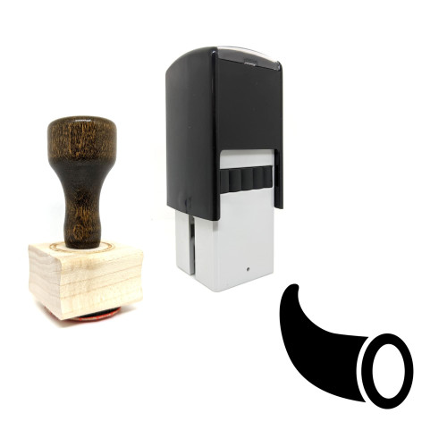 "Cornucopia" rubber stamp with 3 sample imprints of the image "Cornucopia" rubber stamp with 3 sample imprints of the image