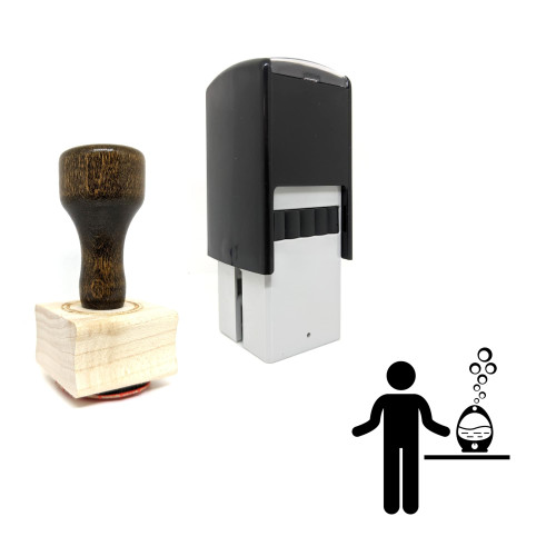 "Air Humidifier" rubber stamp with 3 sample imprints of the image