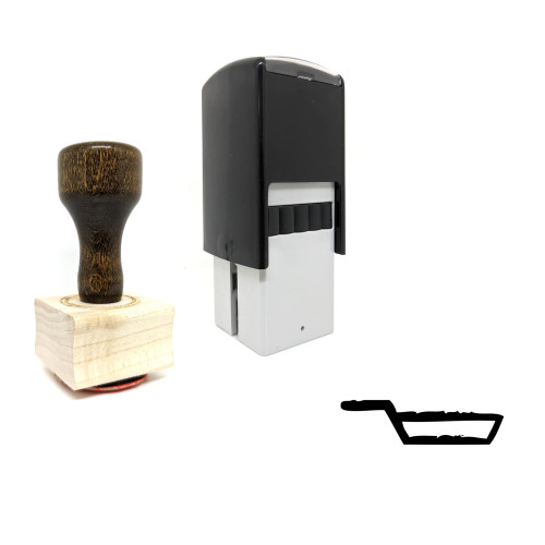 "Pan" rubber stamp with 3 sample imprints of the image