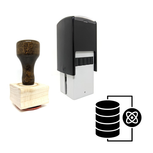 "Data Science" rubber stamp with 3 sample imprints of the image