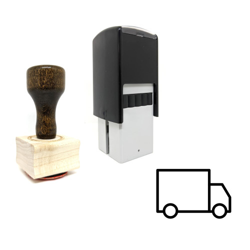 "Deliver" rubber stamp with 3 sample imprints of the image