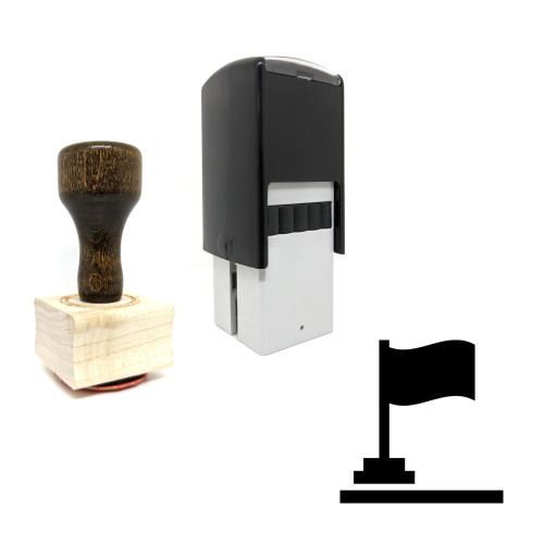 "Travel" rubber stamp with 3 sample imprints of the image