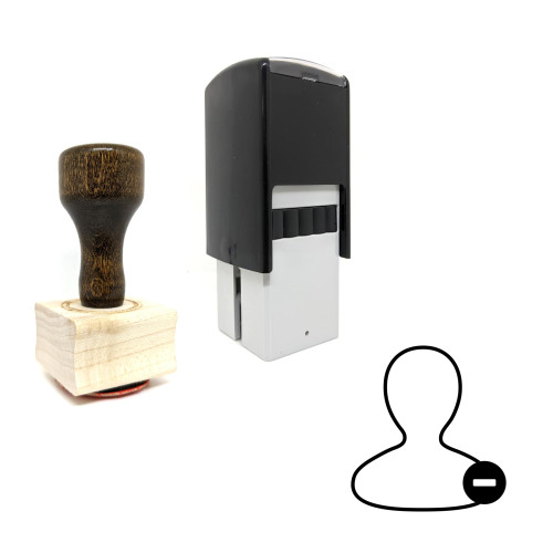 "Remove User" rubber stamp with 3 sample imprints of the image