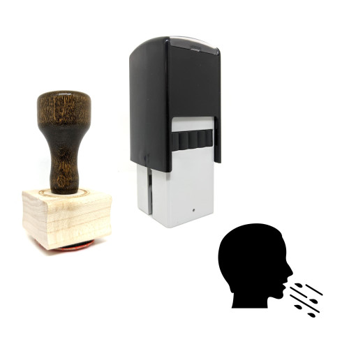 "Sneeze" rubber stamp with 3 sample imprints of the image "Sneeze" rubber stamp with 3 sample imprints of the image