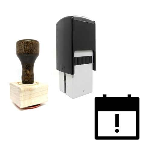 "Date" rubber stamp with 3 sample imprints of the image