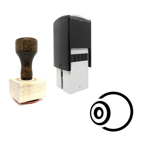 "Web Camera" rubber stamp with 3 sample imprints of the image