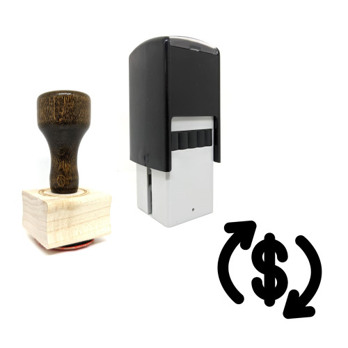"Payment Process" rubber stamp with 3 sample imprints of the image