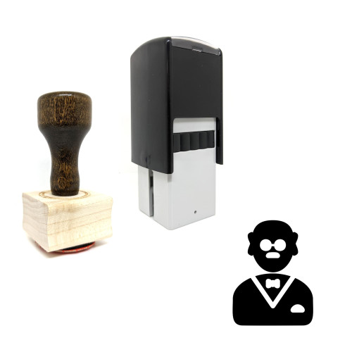 "Professor" rubber stamp with 3 sample imprints of the image