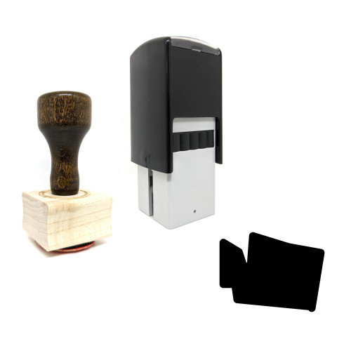 "Washington" rubber stamp with 3 sample imprints of the image