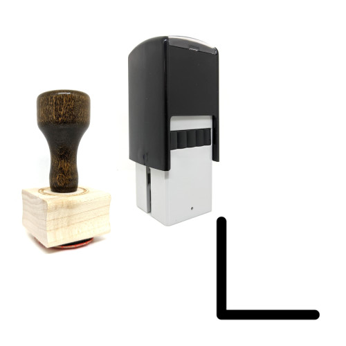 "Chevron" rubber stamp with 3 sample imprints of the image