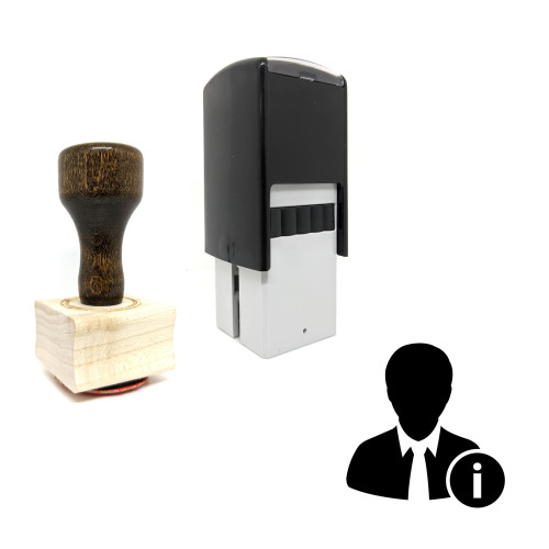 "User Information" rubber stamp with 3 sample imprints of the image