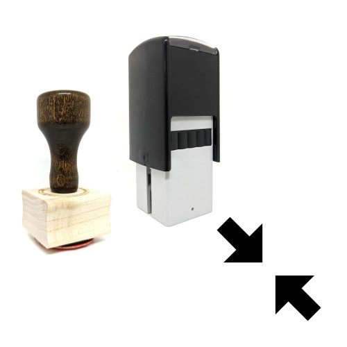 "Minimize" rubber stamp with 3 sample imprints of the image
