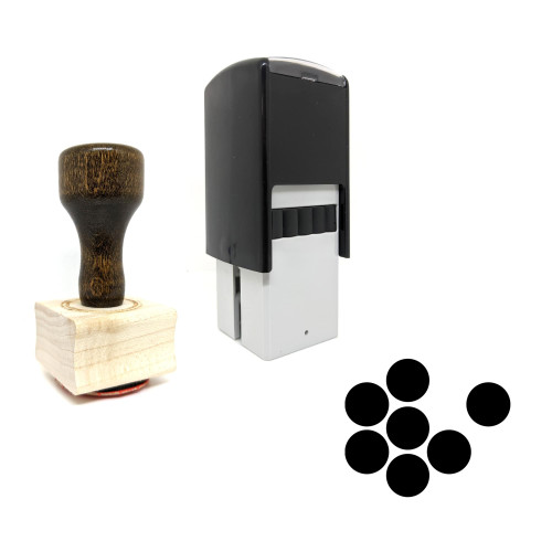 "Ungroup" rubber stamp with 3 sample imprints of the image