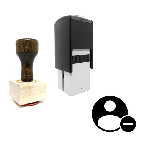 "Remove Account" rubber stamp with 3 sample imprints of the image