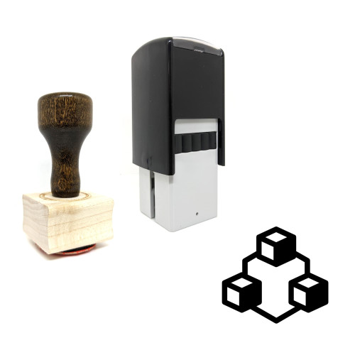 "Module" rubber stamp with 3 sample imprints of the image
