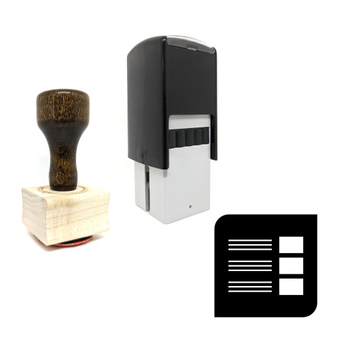 "UX Wireframe" rubber stamp with 3 sample imprints of the image