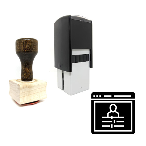 "User Preferences" rubber stamp with 3 sample imprints of the image