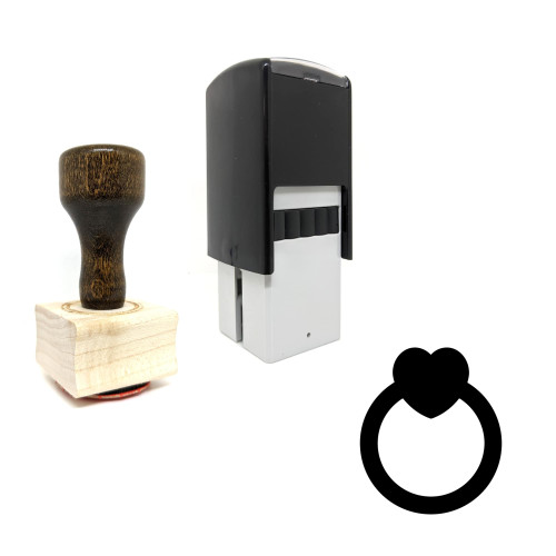 "Engagement" rubber stamp with 3 sample imprints of the image "Engagement" rubber stamp with 3 sample imprints of the image