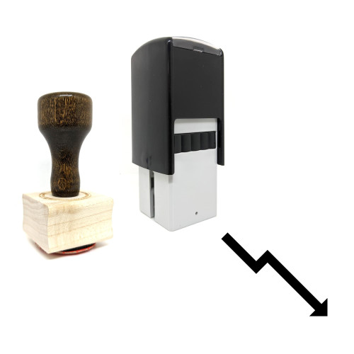 "Decrease" rubber stamp with 3 sample imprints of the image