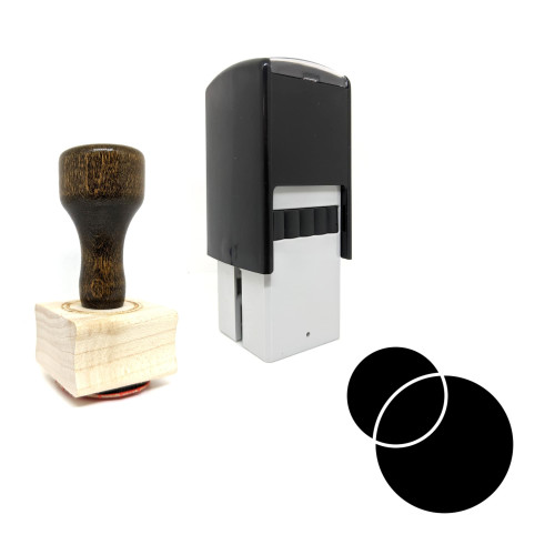 "Divide" rubber stamp with 3 sample imprints of the image