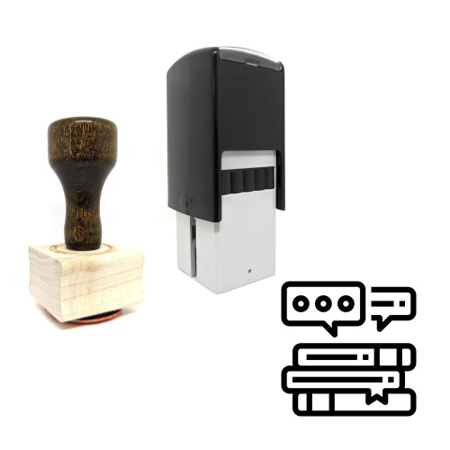 "Learning" rubber stamp with 3 sample imprints of the image