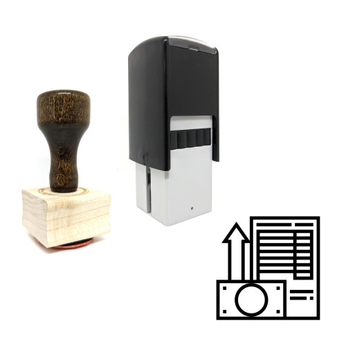 "Money" rubber stamp with 3 sample imprints of the image