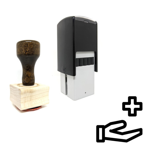 "Medical" rubber stamp with 3 sample imprints of the image