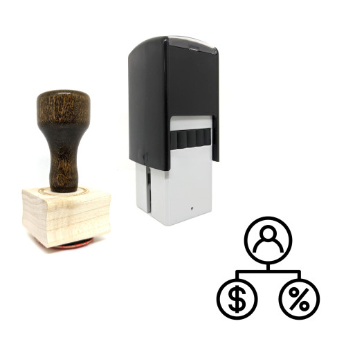 "Tax" rubber stamp with 3 sample imprints of the image