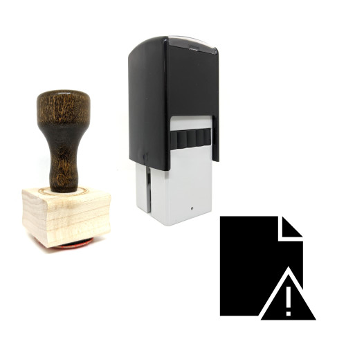 "Document Error" rubber stamp with 3 sample imprints of the image