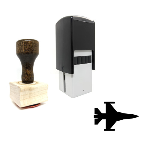 "Plane" rubber stamp with 3 sample imprints of the image