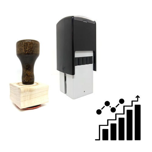 "Revenue Growth" rubber stamp with 3 sample imprints of the image