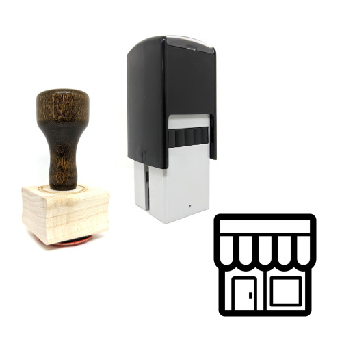 "Instore Promotion" rubber stamp with 3 sample imprints of the image