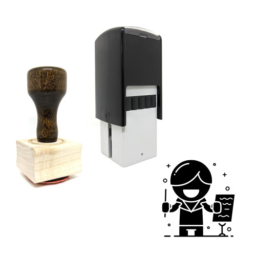 "Conductor" rubber stamp with 3 sample imprints of the image