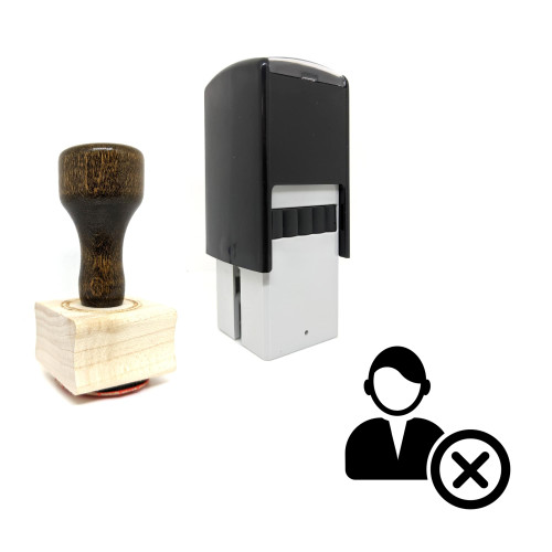 "Male User" rubber stamp with 3 sample imprints of the image