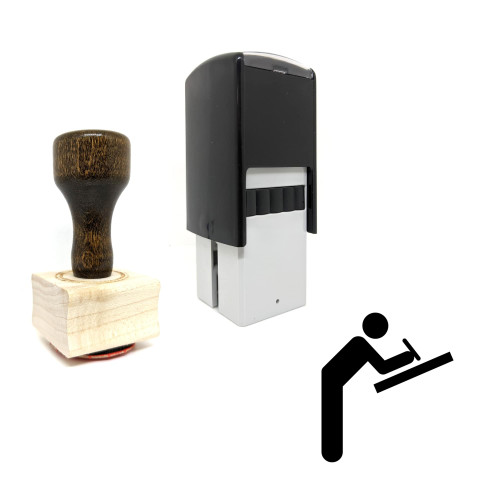 "Drafting" rubber stamp with 3 sample imprints of the image "Drafting" rubber stamp with 3 sample imprints of the image