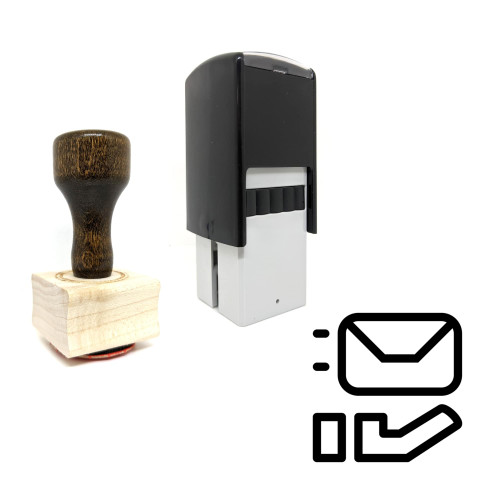 "Free Express Delivery" rubber stamp with 3 sample imprints of the image